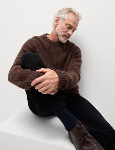 M and s lambswool jumpers on sale