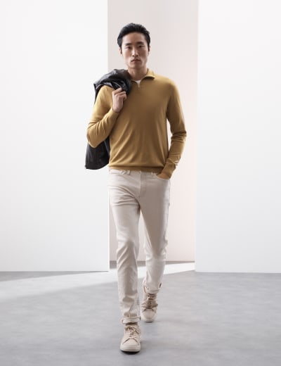 M&s cashmere crew neck top