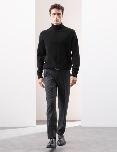 M&s cashmere polo neck cheap