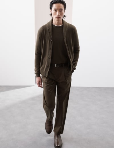 Marks and spencer mens cashmere jumpers on sale