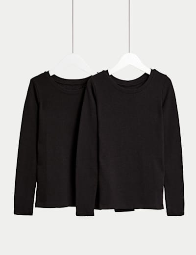 2pk Heatgen Thermal Long Sleeve Tops M S Collection M S