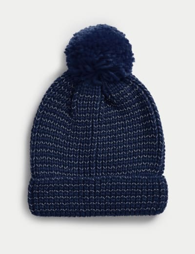 Marks and spencer ladies bobble hat best sale