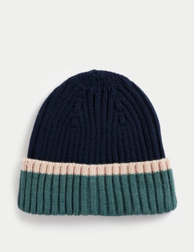 Kids Jacquard Bobble Hat with Wool FatFace M S