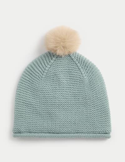 Kids 2pk Cable Knit Winter Hats 0 3 Yrs M S Collection M S