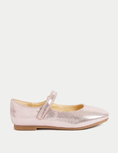 Kids Riptape Glitter Mary Jane Shoes 4 Small 2 Large M S Collection M S