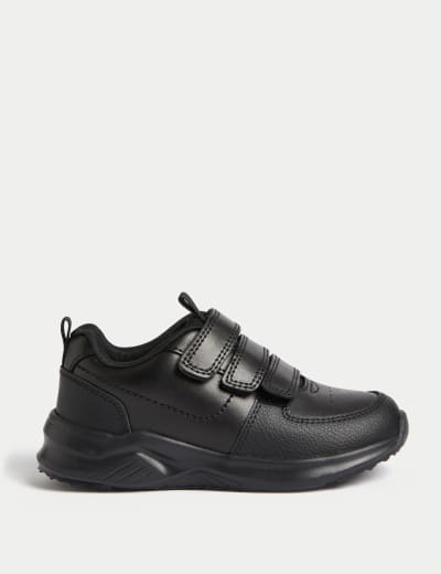 Leather Riptape School Shoes 8 Small 2 Large M S Collection M S