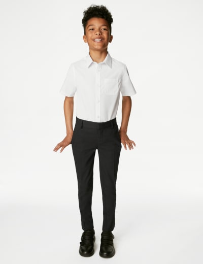 Boys skinny school shorts store