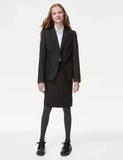 Senior Girls Regular Fit School Blazer 9 16 Yrs M S Collection M S