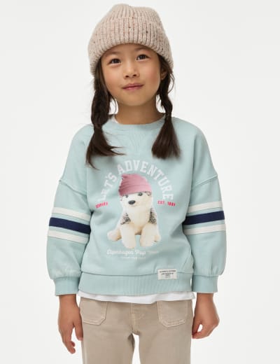 M&s girls jumper discount