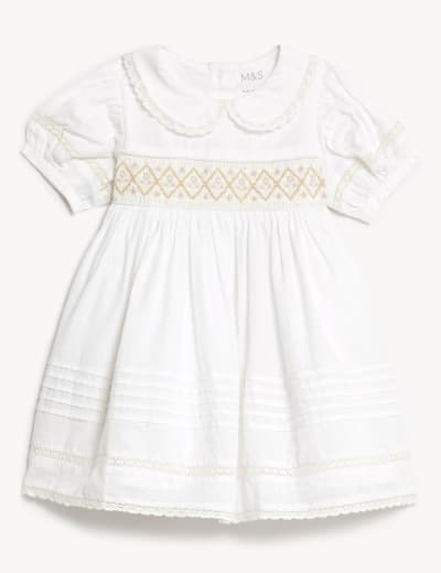 M and s christening gown store
