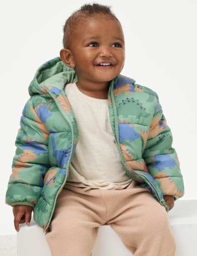 Stormwear Tractor Padded Jacket 0 3 Yrs M S Collection M S