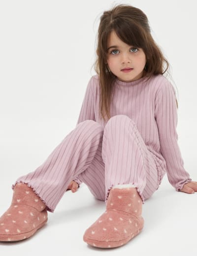 Heart Hooded Dressing Gown 1 16 Yrs M S Collection M S
