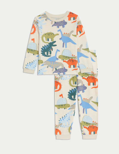 Pure Cotton Glow in the Dark Unicorn Pyjamas 1 8 Yrs M S Collection M S