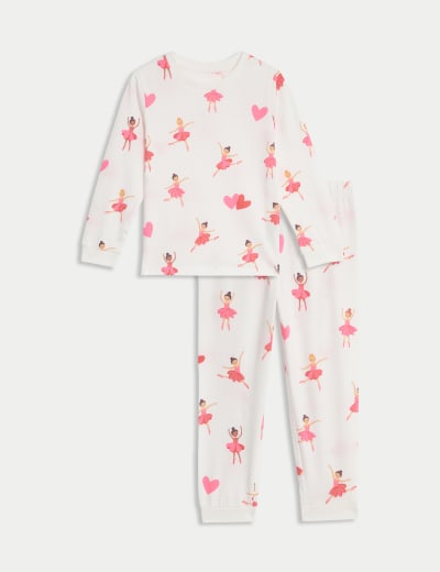 Pure Cotton Unicorn Pyjamas 1 8 Yrs M S Collection M S