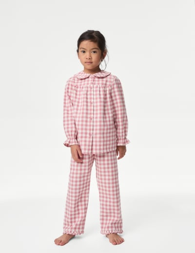 Kids Piping Family Christmas Pyjamas 1 16 Yrs M S Collection M S