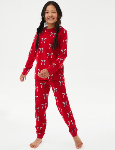 Lilo Stitch Christmas Fleece Pyjamas 6 16 Yrs M S Collection M S