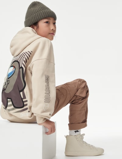 Cotton Rich Graffiti Print Hoodie 6 16 Yrs M S Collection M S