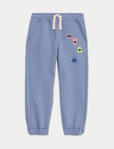 Cotton Rich Colour Block Joggers 2 8 Yrs M S Collection M S