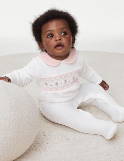Marks and spencer christening romper on sale