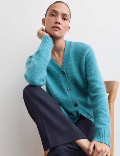 Pure Linen Single Breasted Blazer | JAEGER | M&S