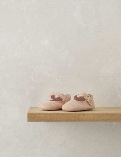 Strawberry Riptape Pram Shoes 0 18 Mths M S Collection M S