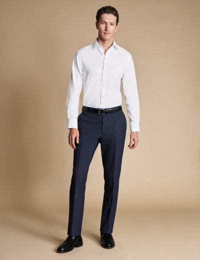 Slim Fit Stretch Ponte Chinos M S Collection M S