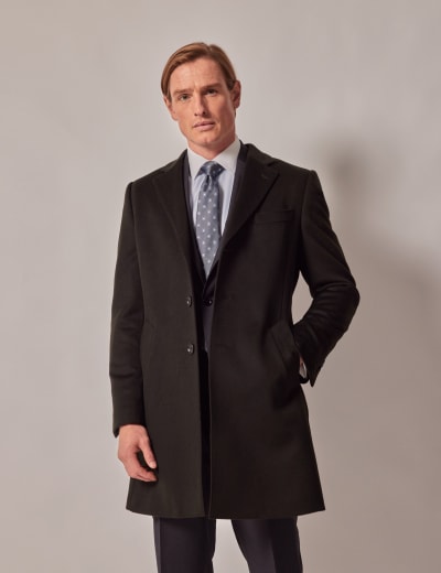Pure Wool Overcoat Charles Tyrwhitt M S