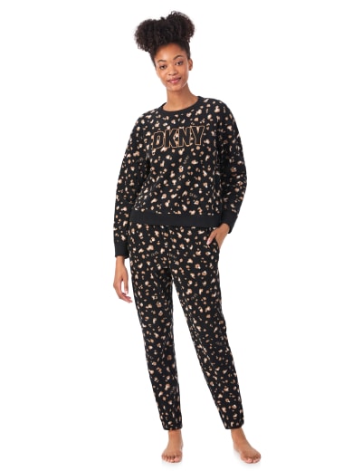 Dkny fleece pyjamas hotsell
