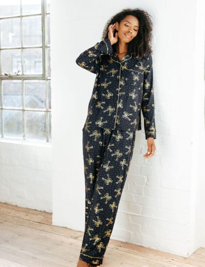 Personalised Women s Cotton Modal Pyjamas M S Collection M S