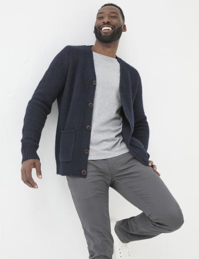 Pure Cashmere Textured Zip Up Cardigan Autograph M S