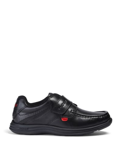 Kids Leather Lace School Shoes Kickers M S