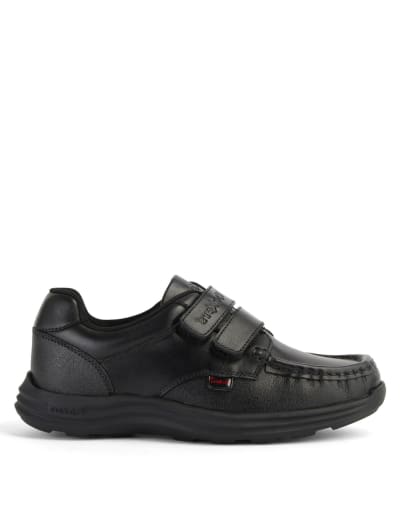 Kids Leather Riptape School Shoes 8 Small 2 Large M S Collection M S