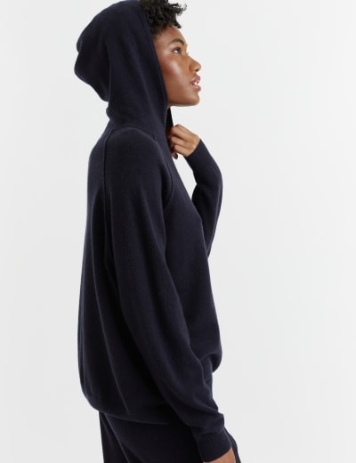 Pure Cashmere Knitted Relaxed Hoodie Autograph M S