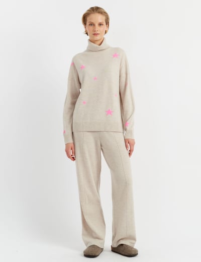 Wool Rich Snoopy Jumper with Cashmere Chinti Parker x Peanuts M S