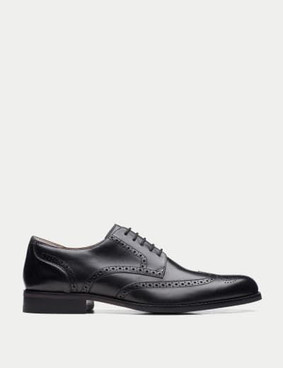 Wide Fit Leather Brogues M S Collection M S