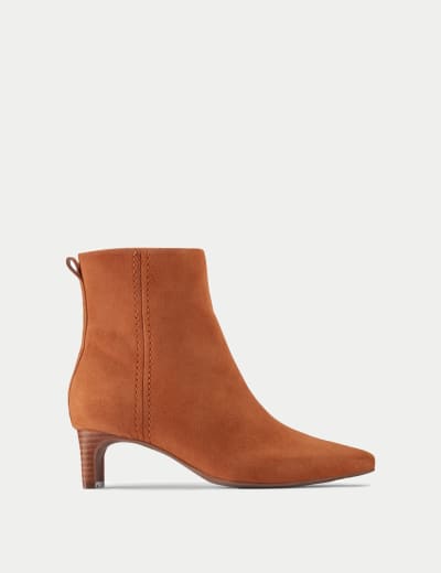 Clarks kitten heel boots cheap