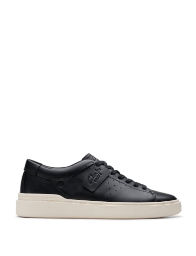 Leather Lace Up Trainers with Freshfeet Autograph M S