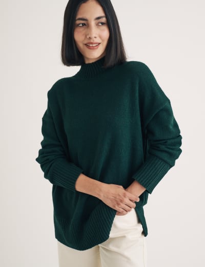 M&s ladies roll neck jumpers shop