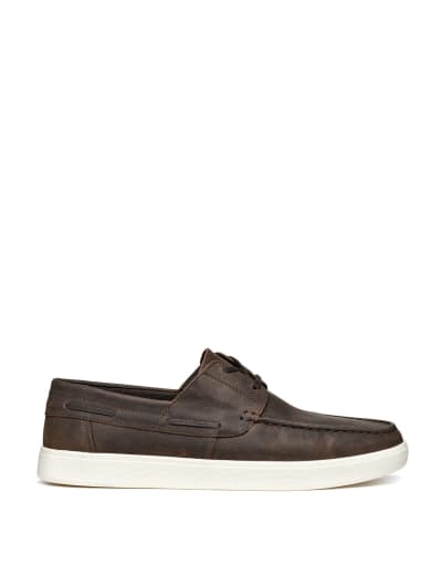 Leather Slip On Boat Shoes Cole Haan M S