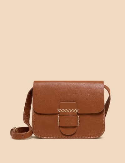 Marks and spencer leather satchel top
