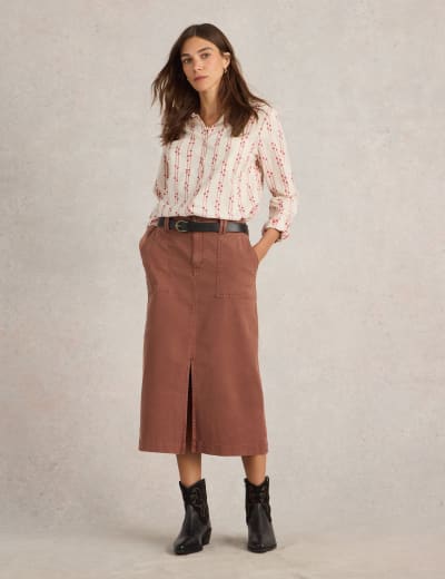 Floral Midi Slip Skirt | Nobody's Child | M&S