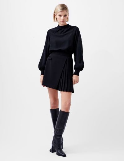Black cord skirt m&s deals