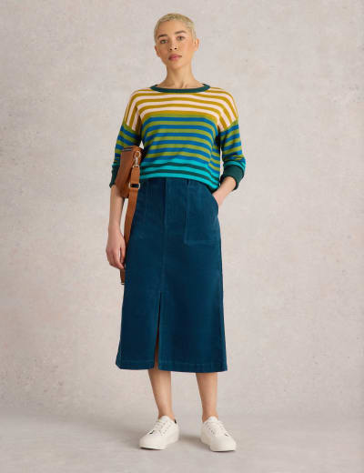 Hobbs cord skirt shop