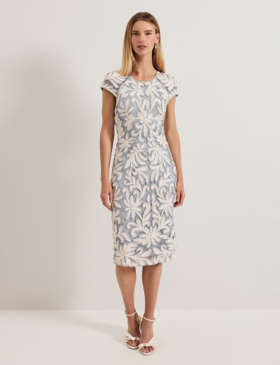 【大人気】Phase Eight / edithテープワーク ミディドレス Dresses For Women | Midi & Maxi | Casual & Occasion | Phase