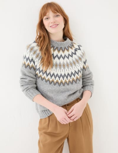Pure Wool Hooded Neck Jumper Celtic Co. M S