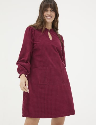 Jersey Funnel Neck Mini Jumper Dress M S Collection M S