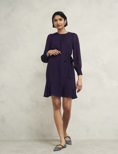 M&s navy shift dress 2025