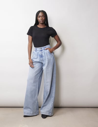 High Waisted Slim Straight Leg Jeans M S Collection M S