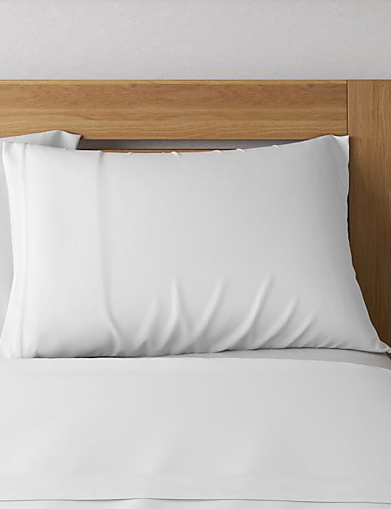 2pk Cotton Rich Percale Pillowcases