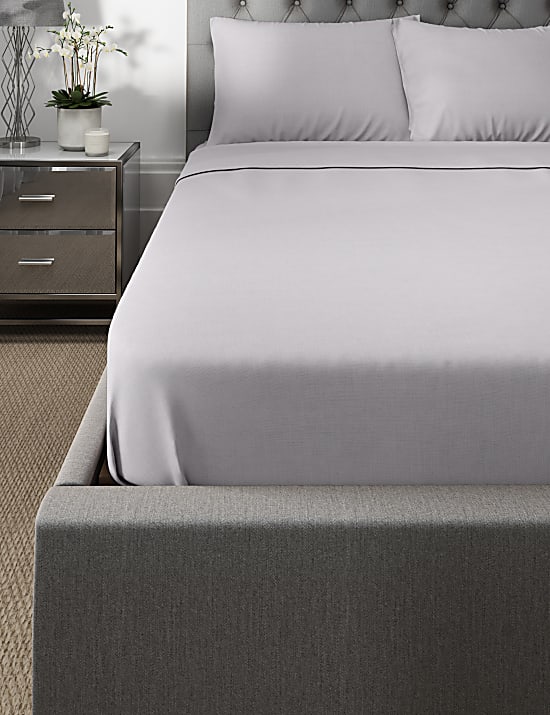 Cotton Rich Percale Flat Sheet